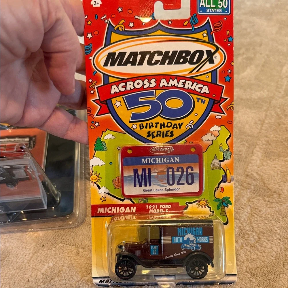 Matchbox Across America 50th Birthday Series Toy Cars Set
